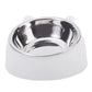 Inclined Stainless Steel Pet Bowl for Cats & Dogs