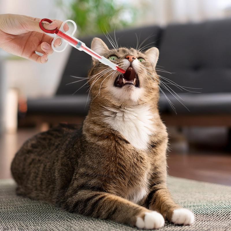 Stress-Free Pet Feeding Tool for Cats & Dogs – Soft Tip Easy Tablet Feeder