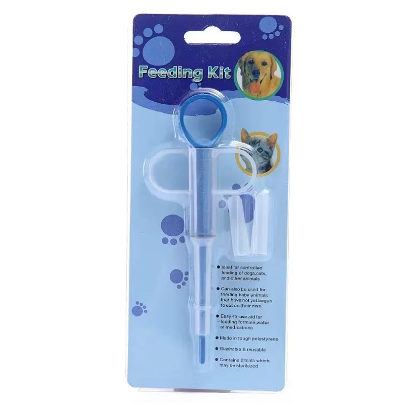 Stress-Free Pet Feeding Tool for Cats & Dogs – Soft Tip Easy Tablet Feeder